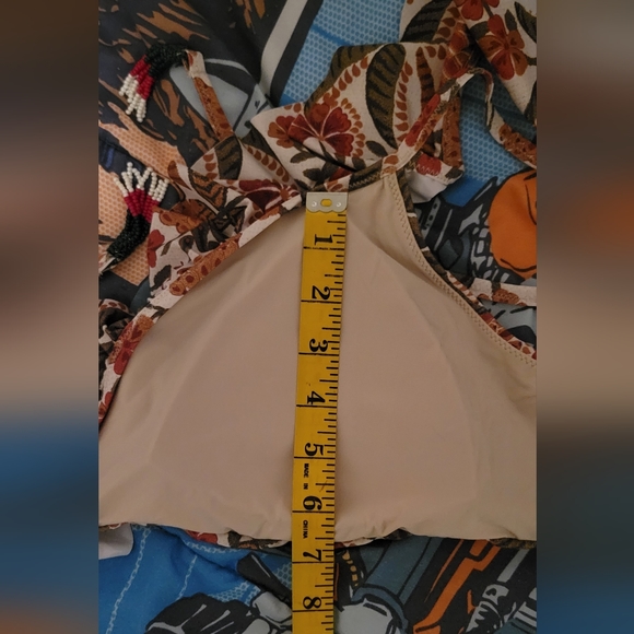 Farm Rio Ruffled Bikini Top NWOT - Picture 10 of 12